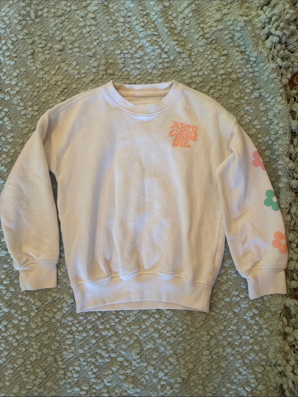 Girls Abercrombie crewneck sweatshirt size 7/8
